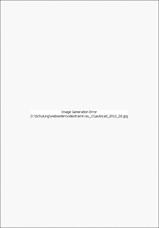 AutoCAD 2012 2D Video-Training